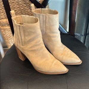 Tan Suede Ankle Boots